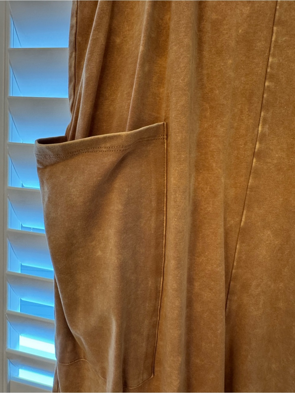 Tank Jumpsuit with Pockets - Camel - Picture 2 of 3